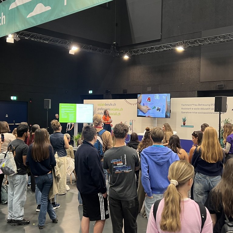 Perspektive auf die Bühne an den Berufsmeisterschaften 2025